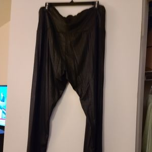 Black snake skin pattern leggings